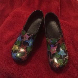 Dansko Clog Floral Painted for Nordstrom